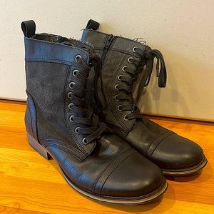 Guess boots size 9. Zip up or lace up style.